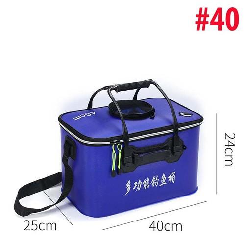 Thùng Đựng Cá Đi Câu Cá, Kích thước: 40cm 50cm 55cmChất liệu: Nhựa Dẻo Siêu bền