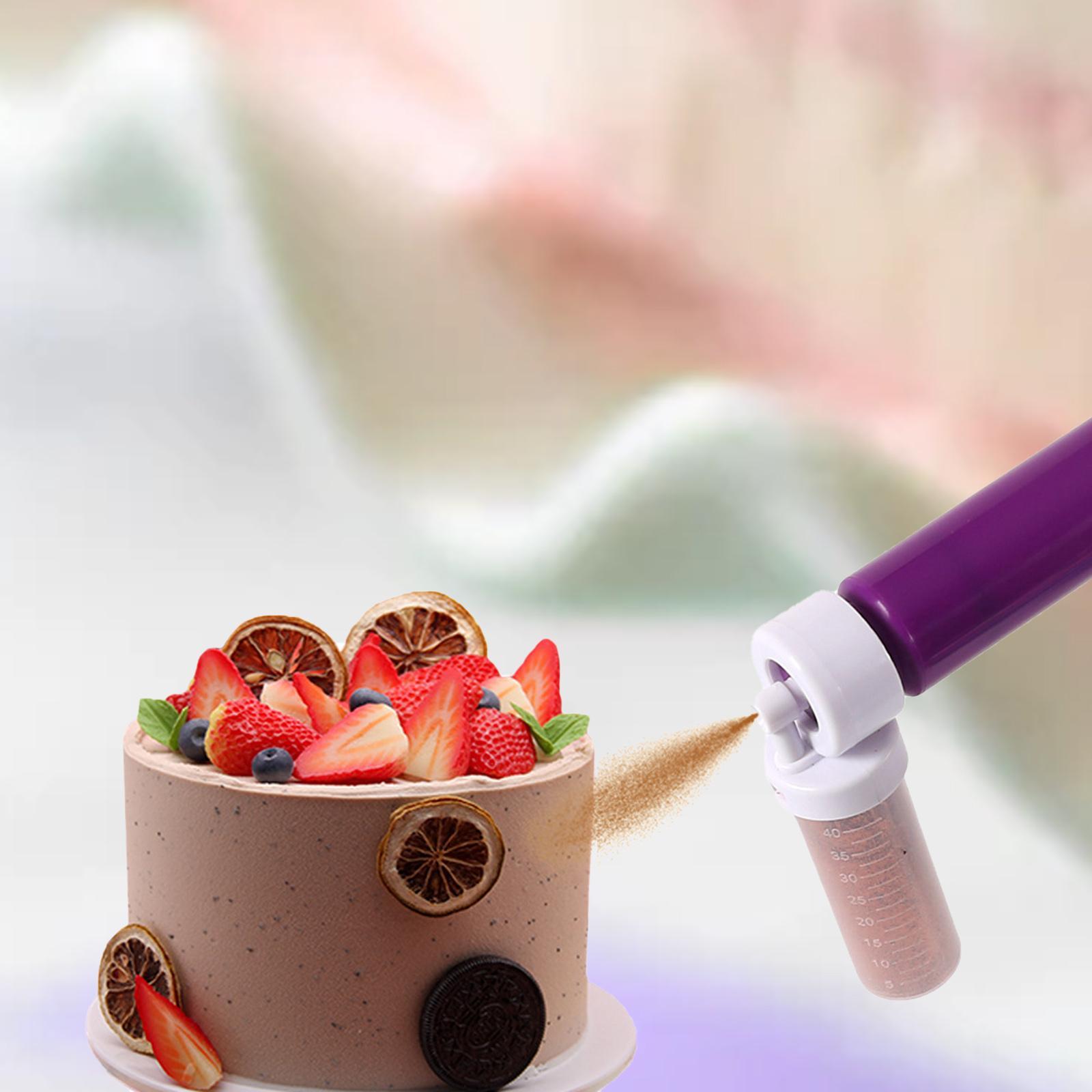 Manual Airbrush for Decorating Cakes Spraying Coloring for Cupcakes Cookies