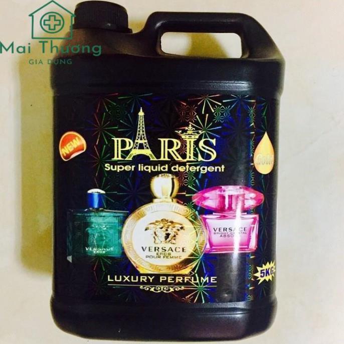 Nước Giặt Quần Áo Paris 5 Lít 5 trong 1 Siêu Lưu hương Dài Lâu