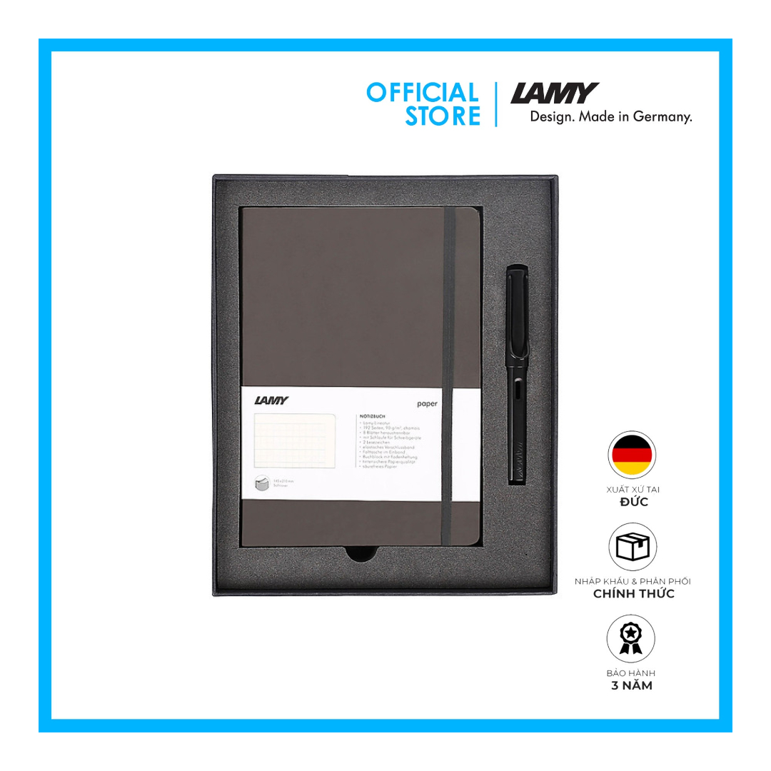 Gift Set Lamy Notebook A5 Softcover Umbra + Lamy Al-Star Black - GSNAl0018