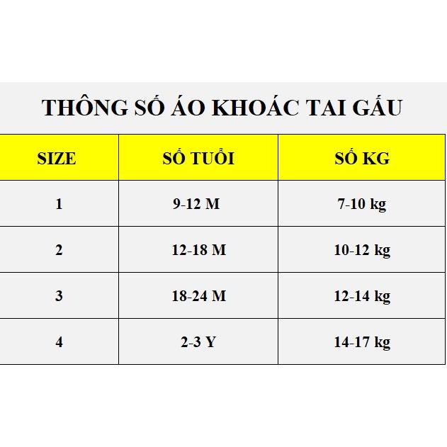 Áo khoác họa tiết dễ thương cho bé