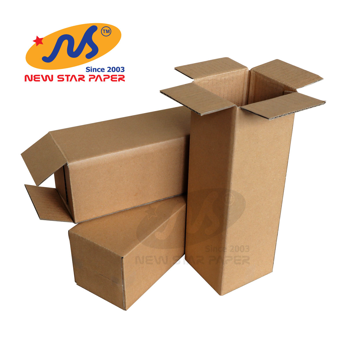 9x9x27cm - Combo 10 thùng giấy carton