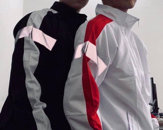 Áo khoác dù nam nữ phát sáng tay