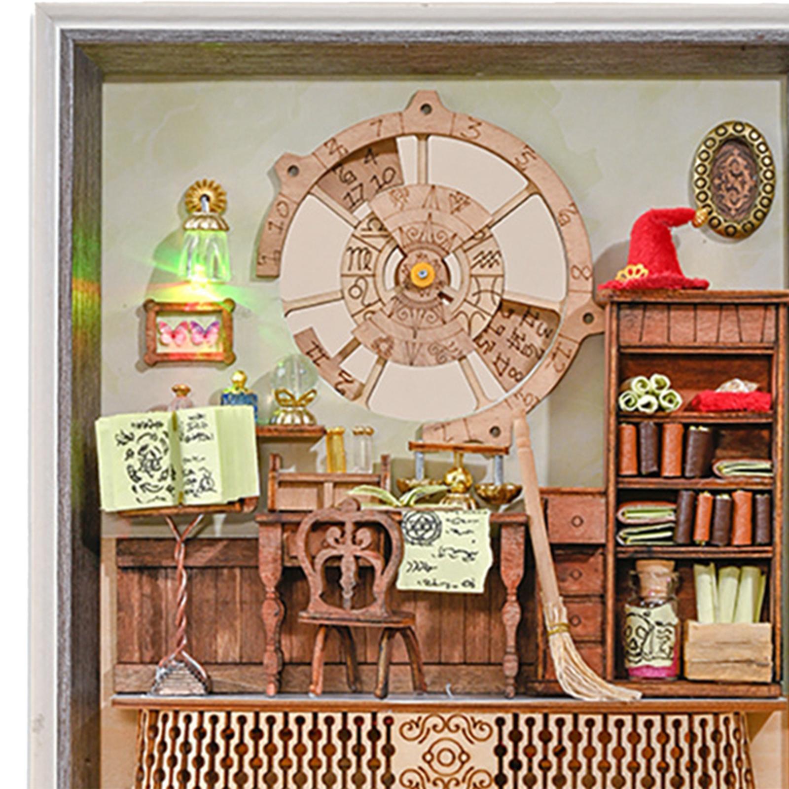 DIY Miniature Dollhouse Kit,3D Puzzle Handcraft Furniture Decoration for Children Kids Birthday Gift