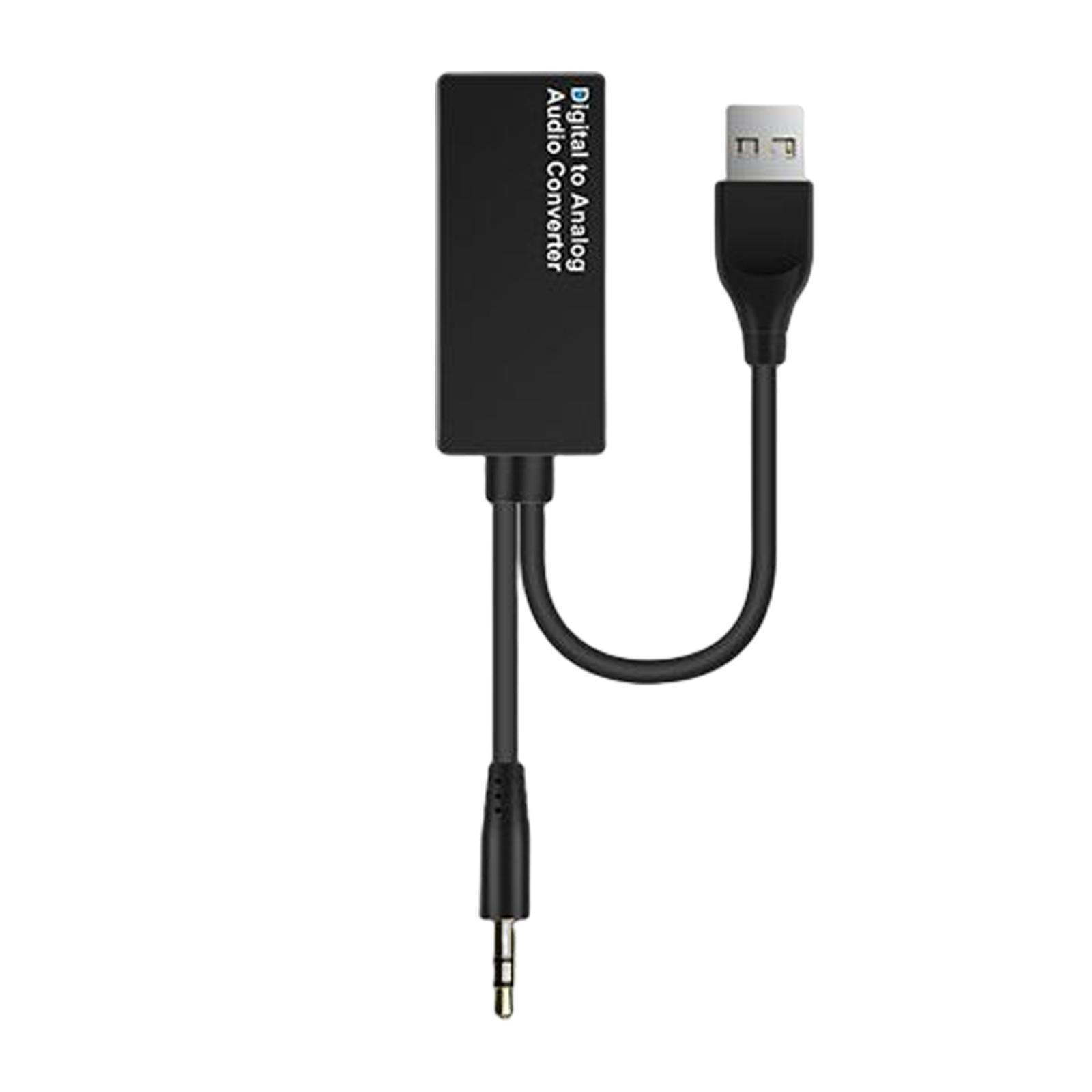 Digital to Analog Audio Adapter ,Home Theater HDTV Amplifier AUX Analog Converter