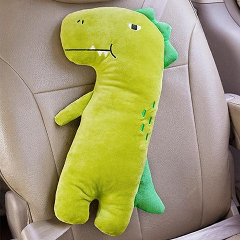 Hình Thú Hoạt Hình Xe Ô Tô An Toàn Dây Đai Vai Bao Miếng Lót Mềm Mại Sang Trọng Đệm Trẻ Em Trẻ Em Dễ Thương Dây Đai Đệm Nội Thất Ô Tô