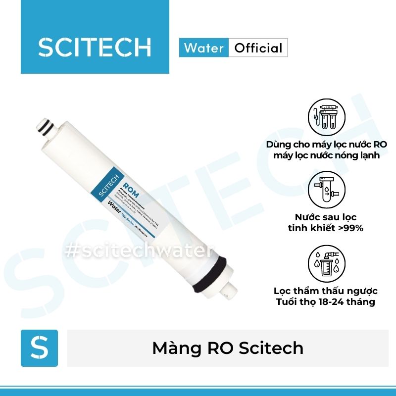 Màng RO Scitech 50/75/100GPD - Hàng chính hãng