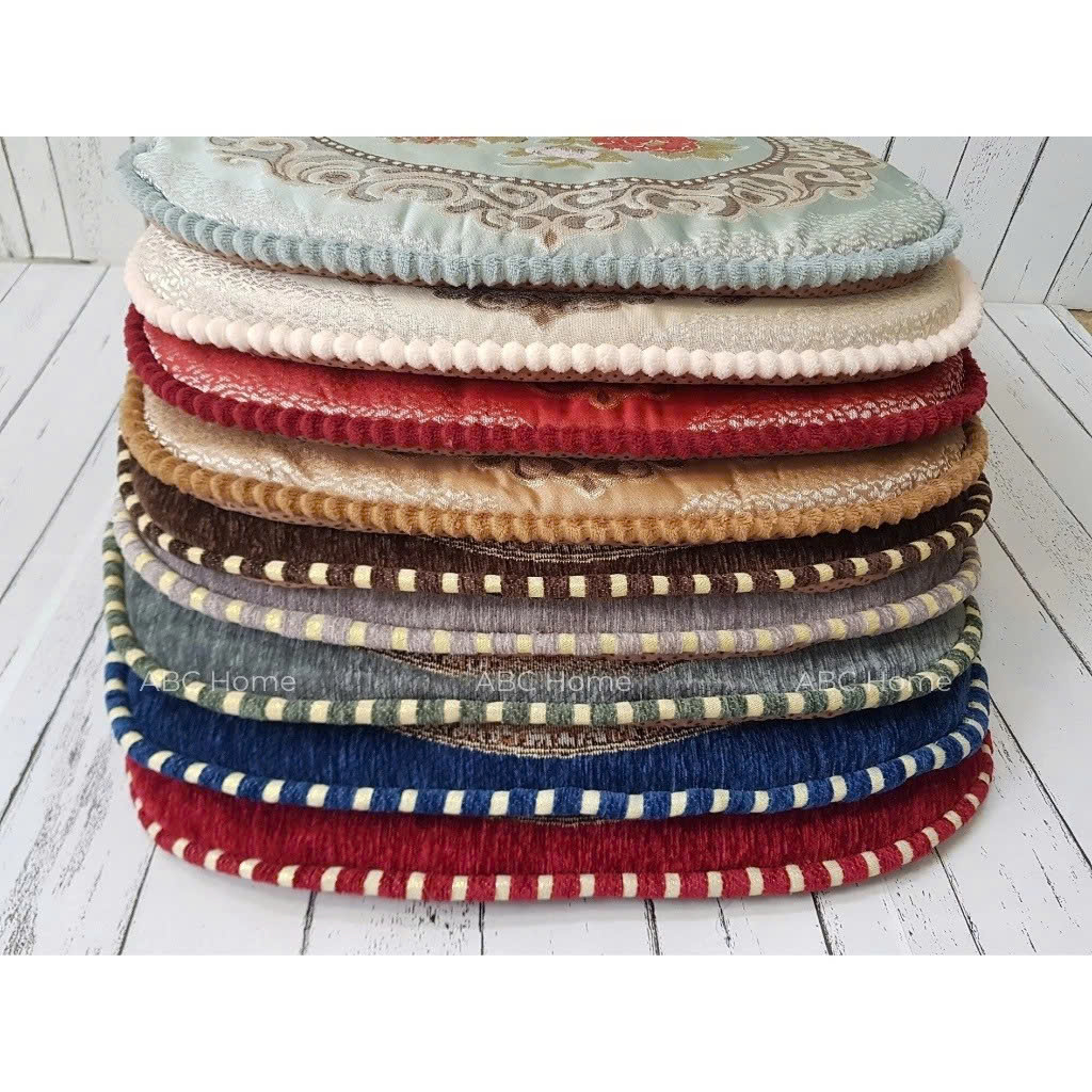 Đệm Lót Ghế Hoa Văn Cổ Điển Có Dây Buộc – Nệm Ngồi Dày Dặn Chống Trượt, Trang Trí Ghế Gỗ, Ghế Ăn, Ghế Sofa - HÀNG CHÍNH HÃNG MINIIN