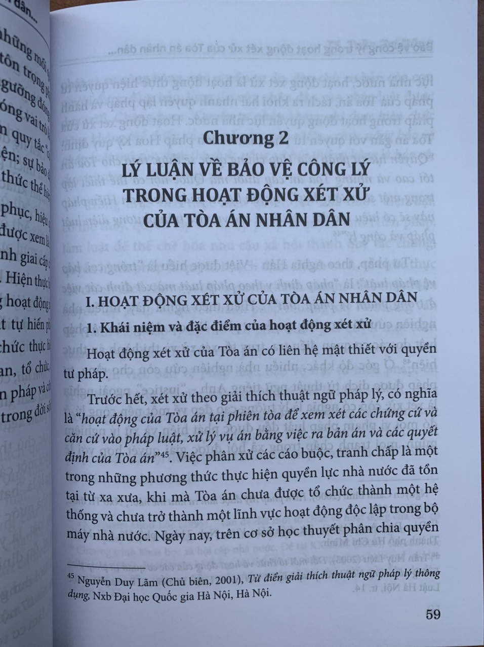 Bảo vệ công lý trong hoạt động xét xử của Tóa án nhân dân ở Việt Nam hiện nay