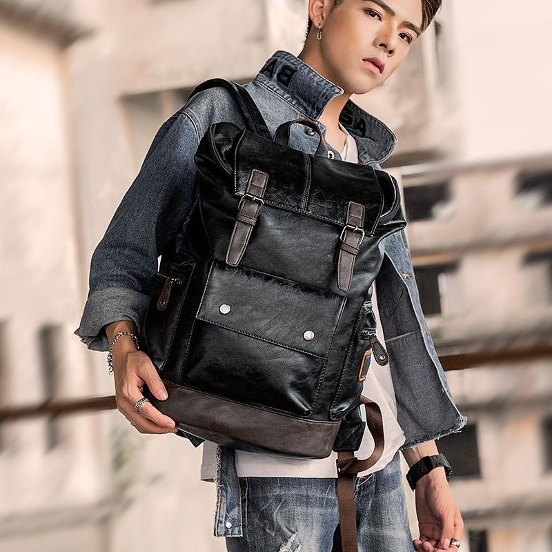 Khuyến mại phiên bản Hàn Quốc của túi đi học thông thường cho nam ba lô ba lô thời trang nam phiên bản Hàn Quốc của ba lô du lịch nổi tiếng