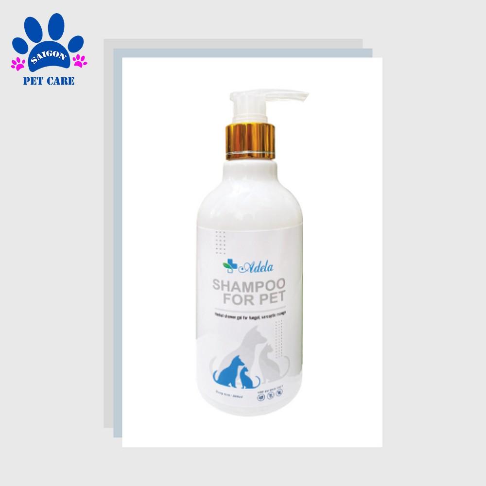 Sữa tắm Shampoo For Pet hỗ trợ phòng và trị nấm, viêm da cho chó mèo (mẫu mới 2024)