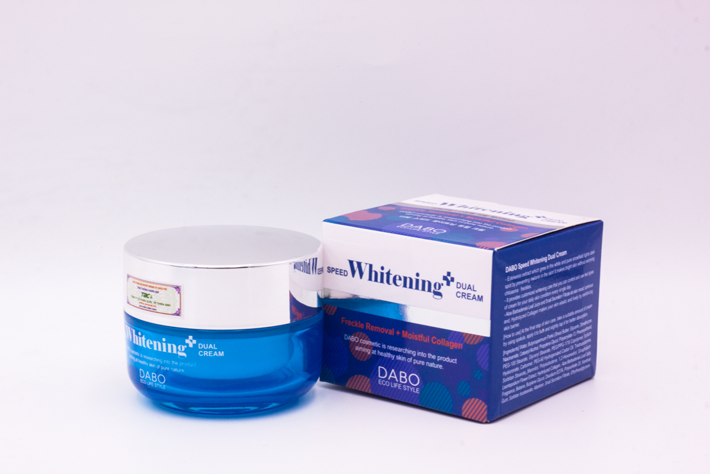 Kem chống nám trắng da cao cấp - Dabo Speed Whitening Dual Cream