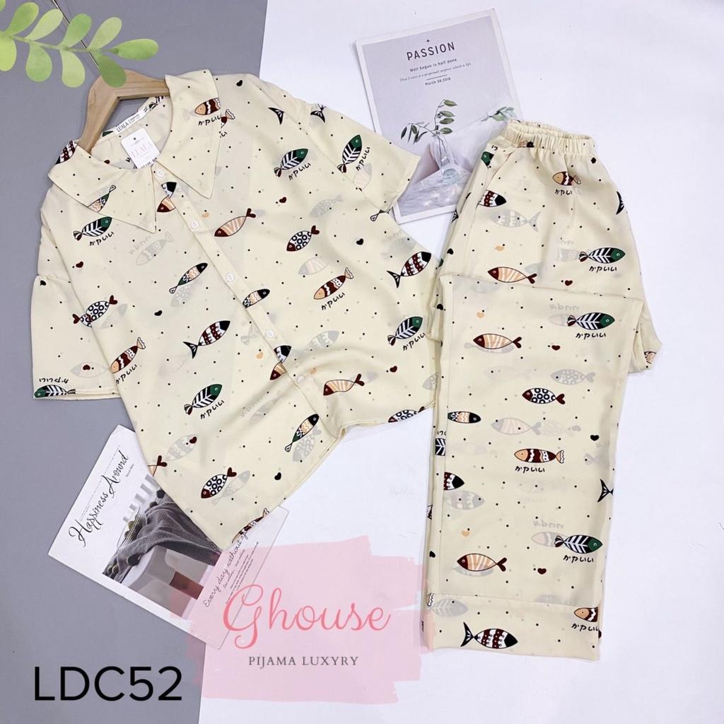 Đồ Ngủ Pijama Lụa Tay Lỡ Cánh Dơi Siêu Xinh, Cộc Dài Mềm Mịn, Độc Lạ Khó Tìm, Sanh Chảnh Hàn Quốc