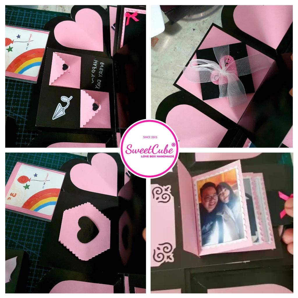 Quà Tặng Sinh Nhật Siêu Cute_SweetCube Love Box (11.5x11.5x11cm) - Sweetcube_Gift