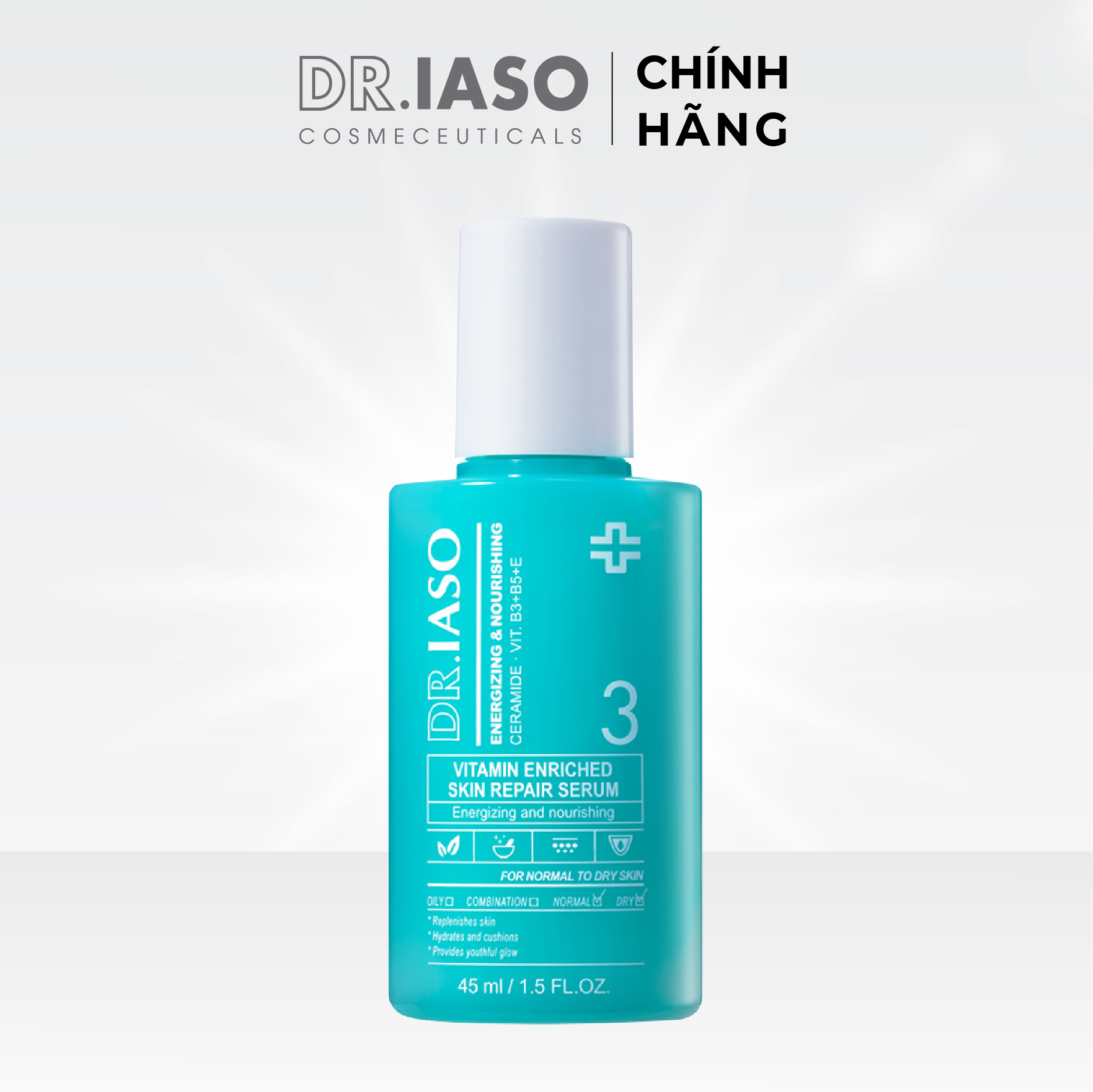 D36 Tinh Chất Vitamin Sáng Da Dr IASO VITAMIN ENRICHED SKIN REPAIR SERUM 45ml