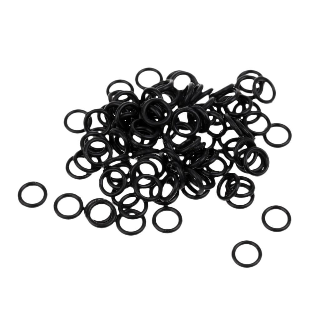 100pcs/lot Carp Fishing Round Rig Rings Terminal Tackle Quick Change O Rings