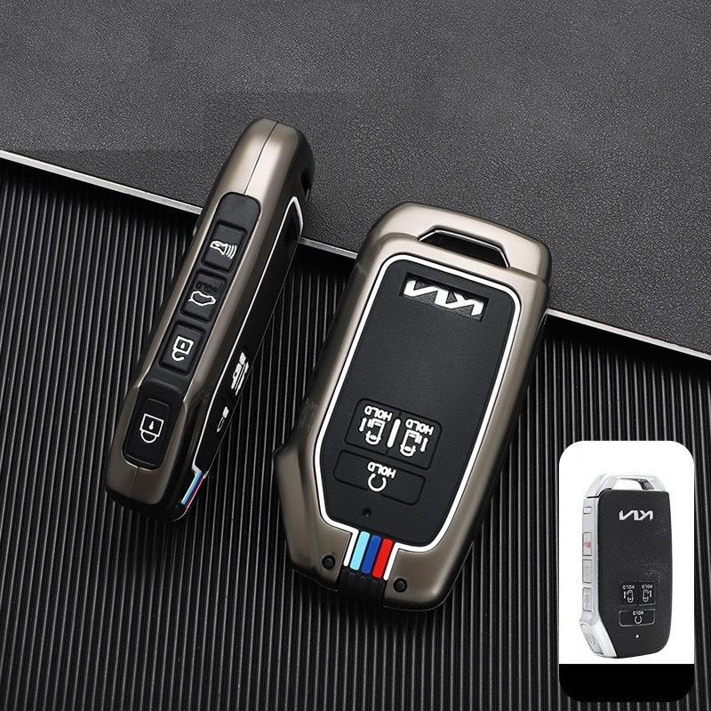 Ốp Khóa KIA CARIVAL 2021-2023 Hợp Kim Metal Cao Cấp