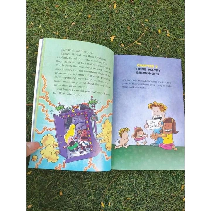 Thuyền trưởng quần chíp - captain underpants nhập 12c kèm audio