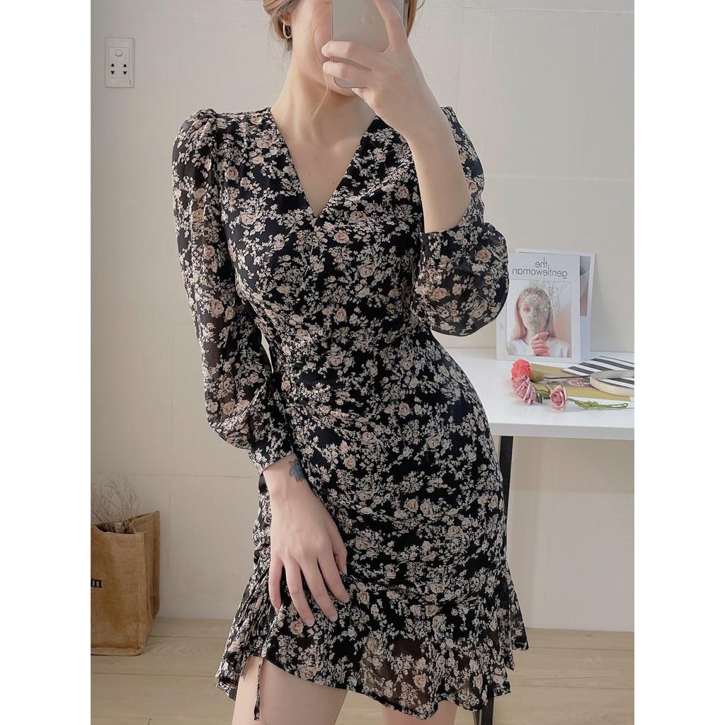 ĐẦM HOA RÚT ĐÙI - MÈO INDA HOUSE