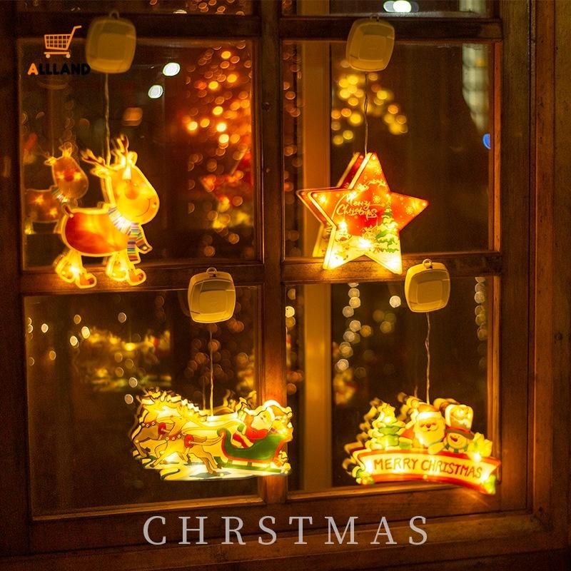 Đèn LED treo cửa sổ trang trí giáng sinh