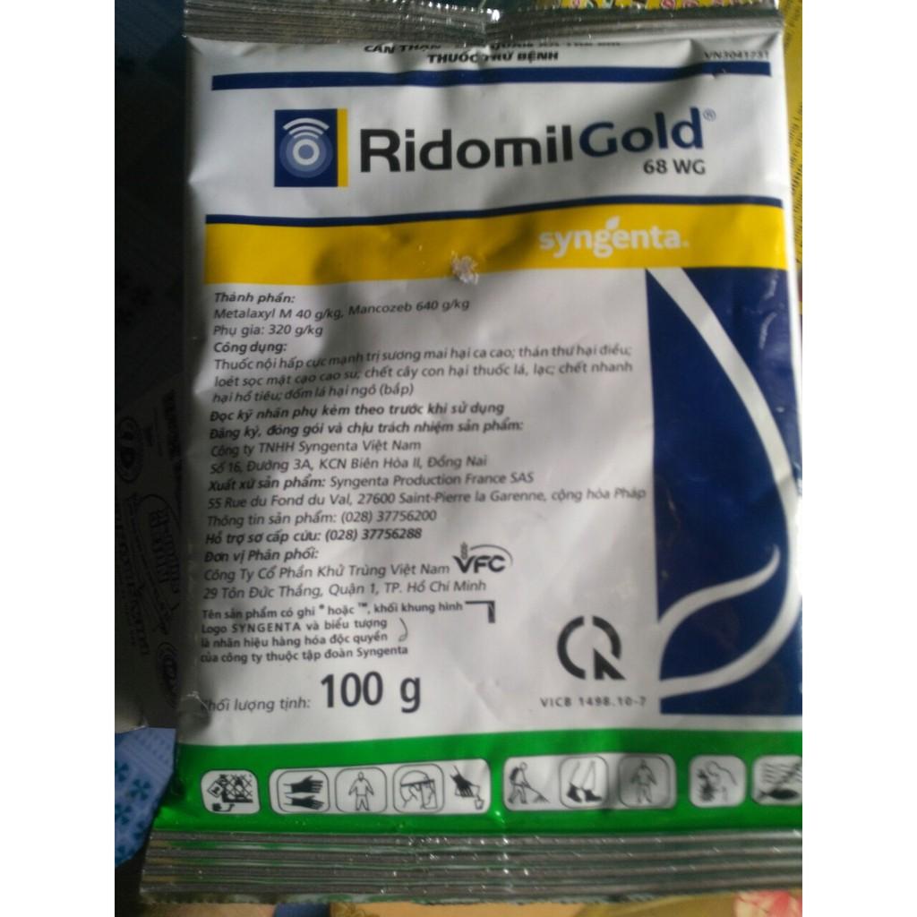 Chế phẩm trừ nấm bệnh Ridomil Gold 68WG gói 100g