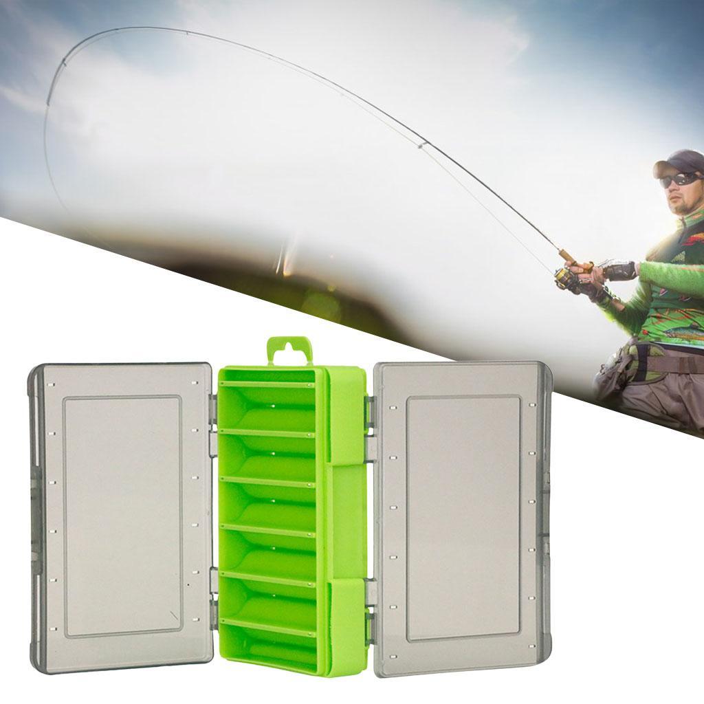 Fishing  Box Clear Double Sided  Storage Container Organizer