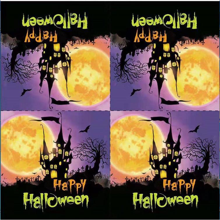 Bộ Cốc Đĩa Giấy Chủ Đề Halloween 2022 Trang Trí Tiệc Sinh Nhật