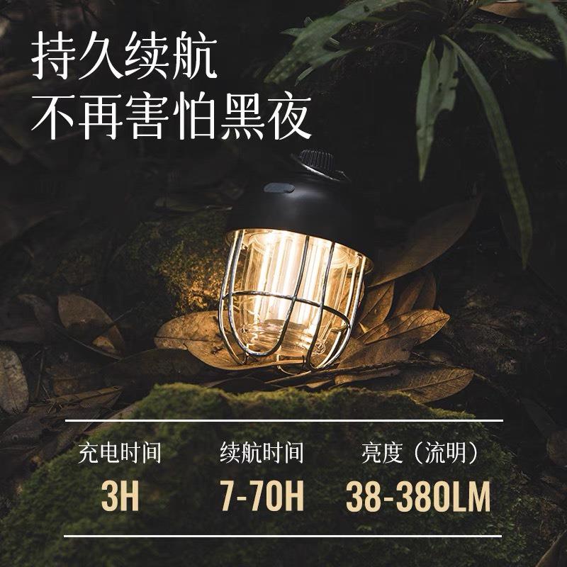 Đèn LED treo lều Cắm Trại Mountainhike 2 màu đỏ - đen
