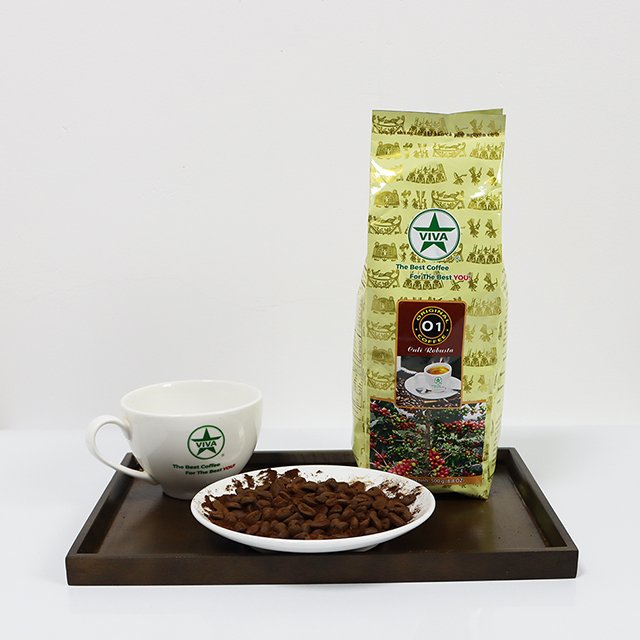 Cà Phê Pha Phin Nguyên Chất ORIGINAL 1 VIVA STAR COFFEE -  Hạt Culi Robusta - Rang Vừa