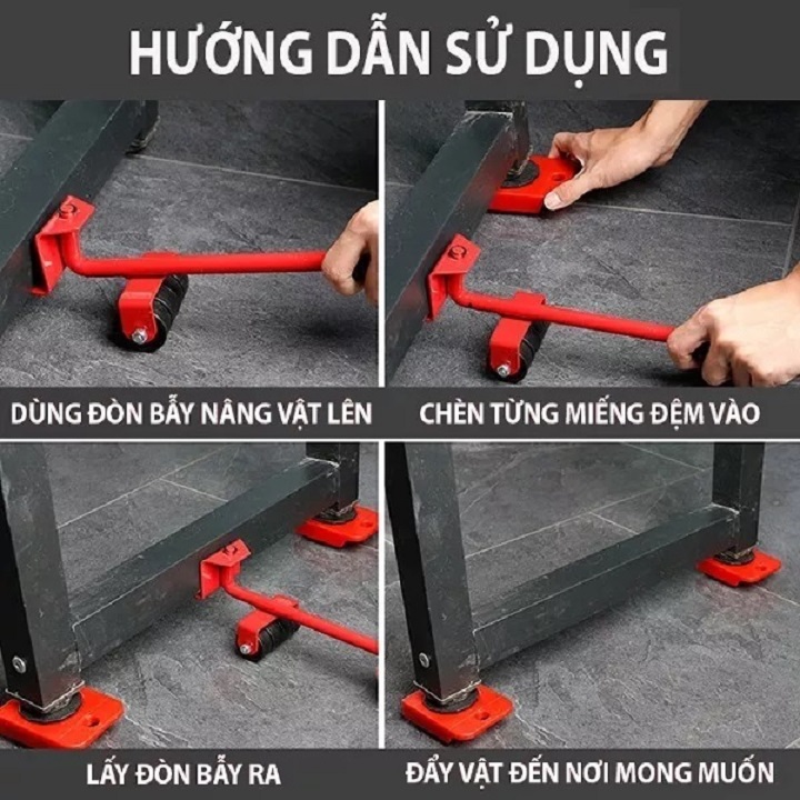 Dụng cụ hỗ trợ nâng di chuyển đồ đạc thông minh 600kg