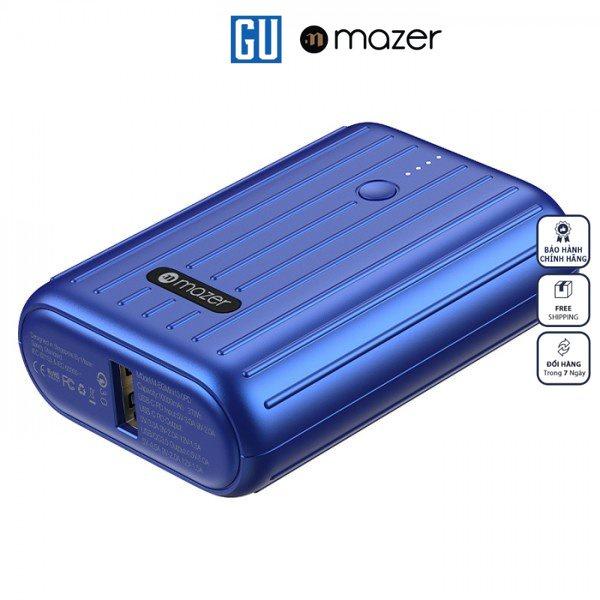 Pin Dự Phòng MAZER SUPPER Mini V2 10000mAh sạc điện thoại với công suất PD 22.5W QC 3.0+ nhỏ gọn Hàng Chính Hãng