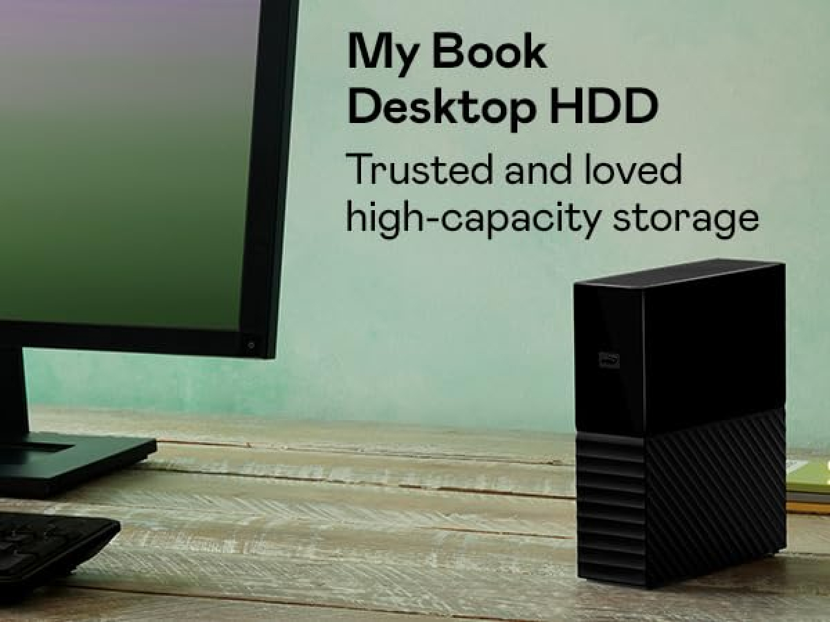 Ổ Cứng Di Động Để Bàn HDD WD My Book 4TB 6TB 8TB 3.5 Inch USB 3.0 - Hàng Chính Hãng