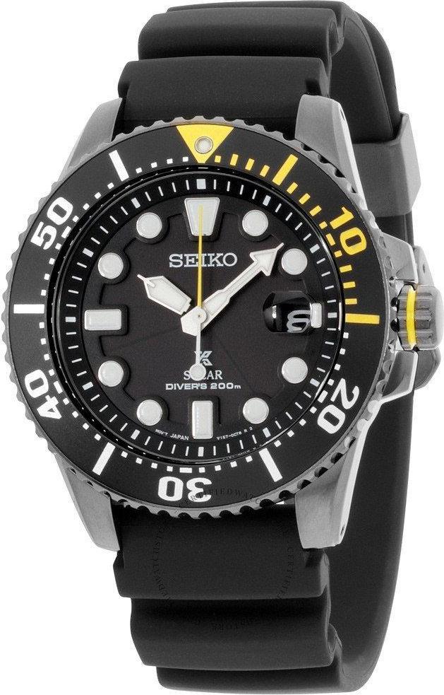 Lịch sử giá Seiko Prospex Divers Solar Mens Black Silicone Watch SNE441 cập  nhật 3/2023 - BeeCost