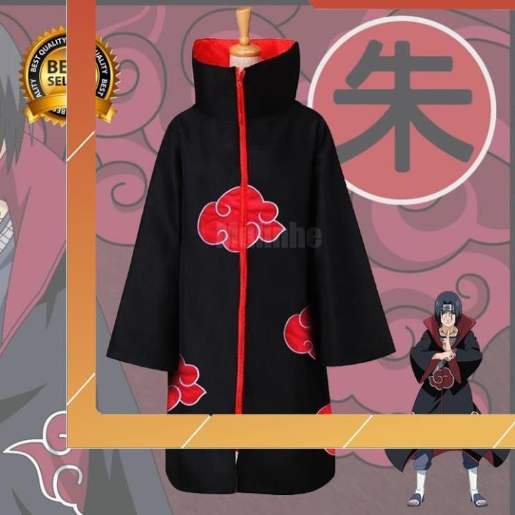 BÁN CHẠY - ÁO Choàng Hoá Trang Naruto Akatsuki Uchiha Itachi - áo cực chất