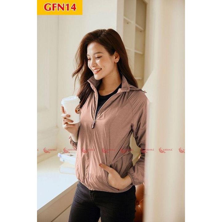 Áo gió Nữ 2 lớp lót lưới cao cấp siêu phẩm chống nước mùa lạnh, vải gió mềm mượt, kèm túi đựng tiện lợi