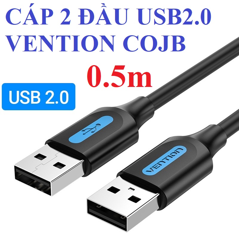 [US[ Usb3.0  to Usb 3.0 ] Cáp 2 đầu USB 3.0 / USB 2.0 Vention CON / COJ _ Hàng chính hãng