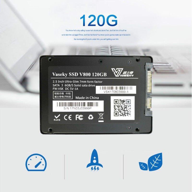 Ổ Cứng SSD Vaseky 120GB V800 SATA III 2.5 inch - Hàng nhập khẩu