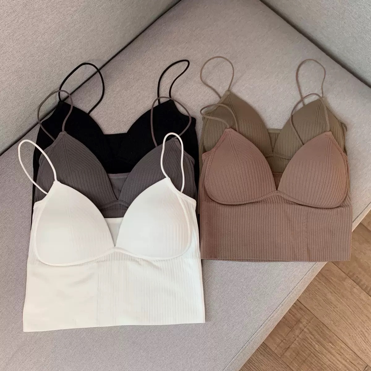 ÁO LEN BRA TĂM DẠNG ÁO CROPTOP DƯỚI 58KG DÀNH CHO NỮ