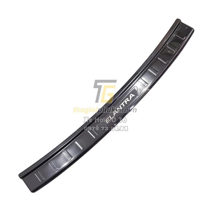 Combo ỐP BẬC CỐP VÀ BẬC CỬA xe Hyundai Elantra 2017-2020 vân Carbon