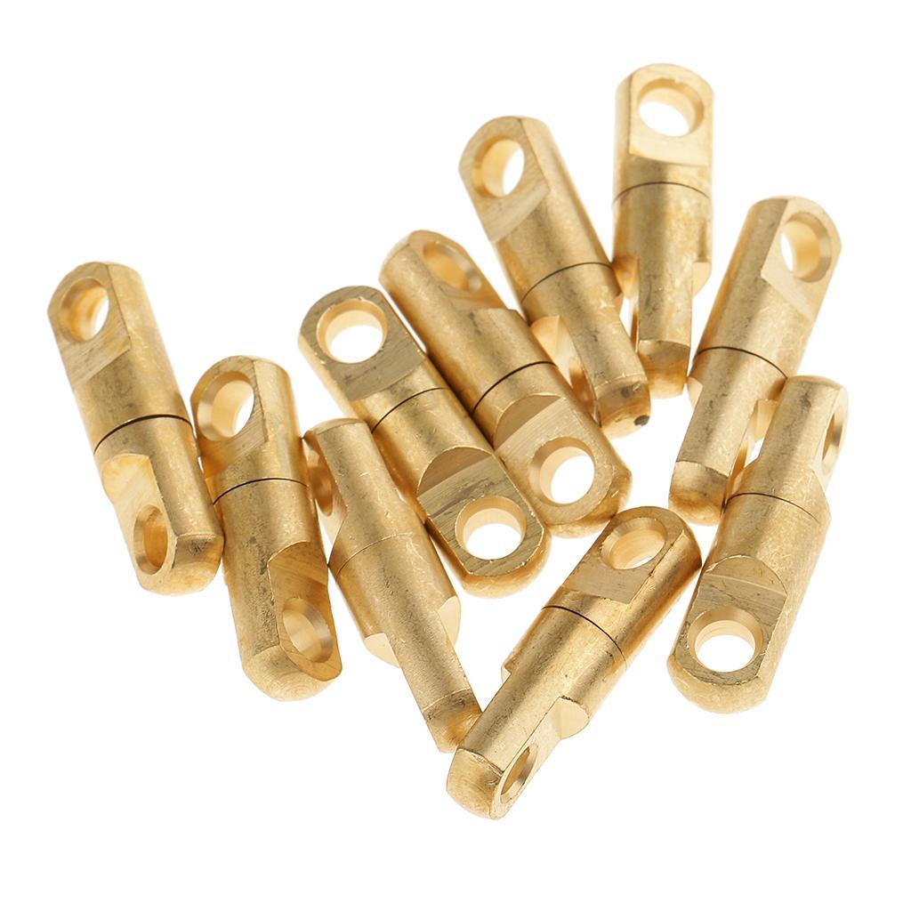 20pcs Heavy Duty Swivels Cylindrical Ball Bearing Swivels Line Lures Connectors Rotary Ring