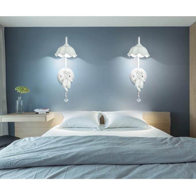 Đèn gắn tường thiên thần đẹp mê hồn ROSSE tạo điểm nhấn mạnh mẽ cho không gian nội thất của bạn - tặng kèm bóng LED