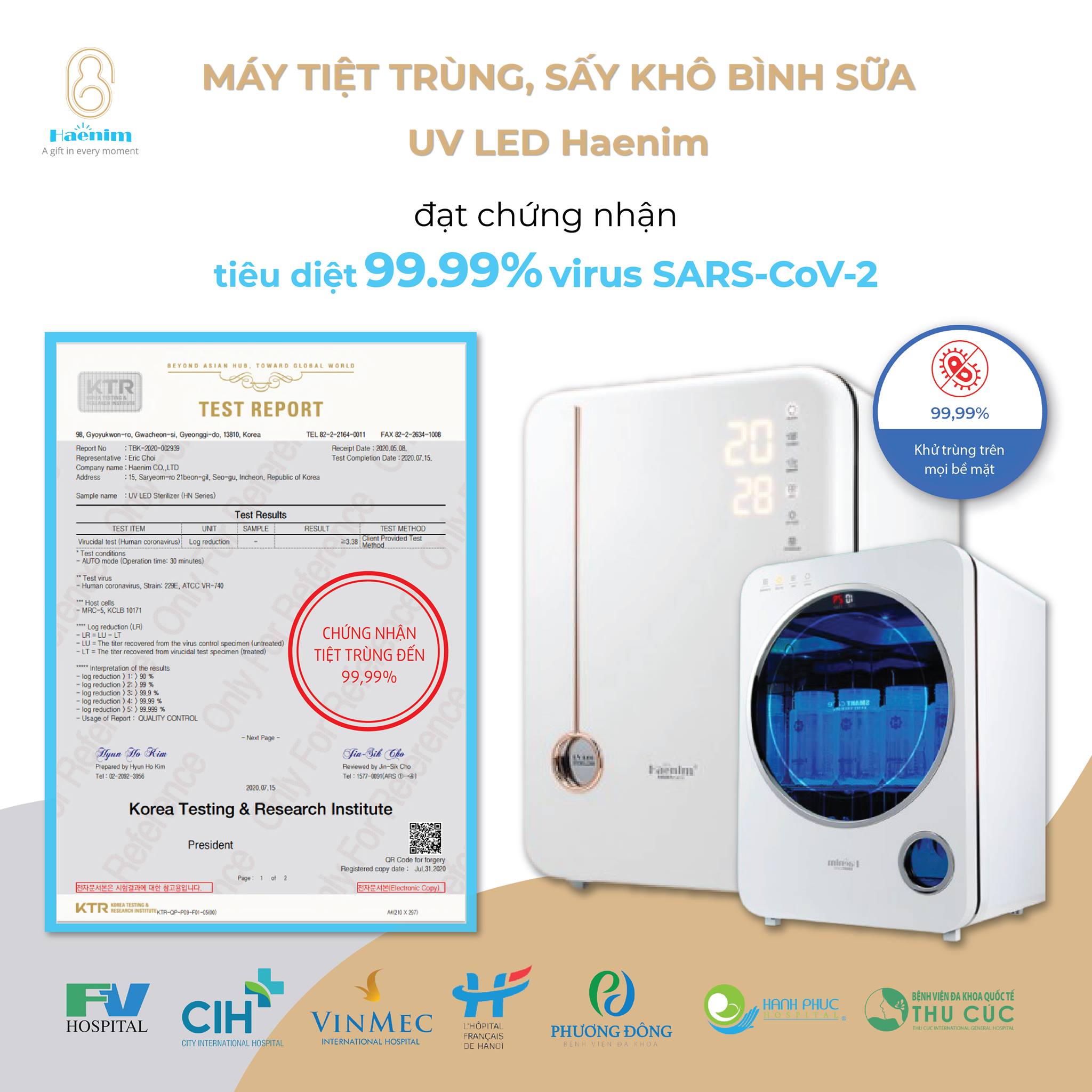 Máy tiệt trùng bình sữa bằng tia UV Haenim, Thế hệ thứ 4