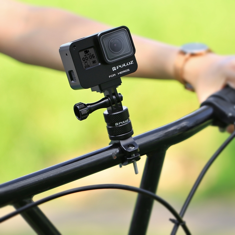 Kẹp ghi đông GoPro Hero kim loại vặn góc 360 độ PULUZ - Hãng phân phối chính thức