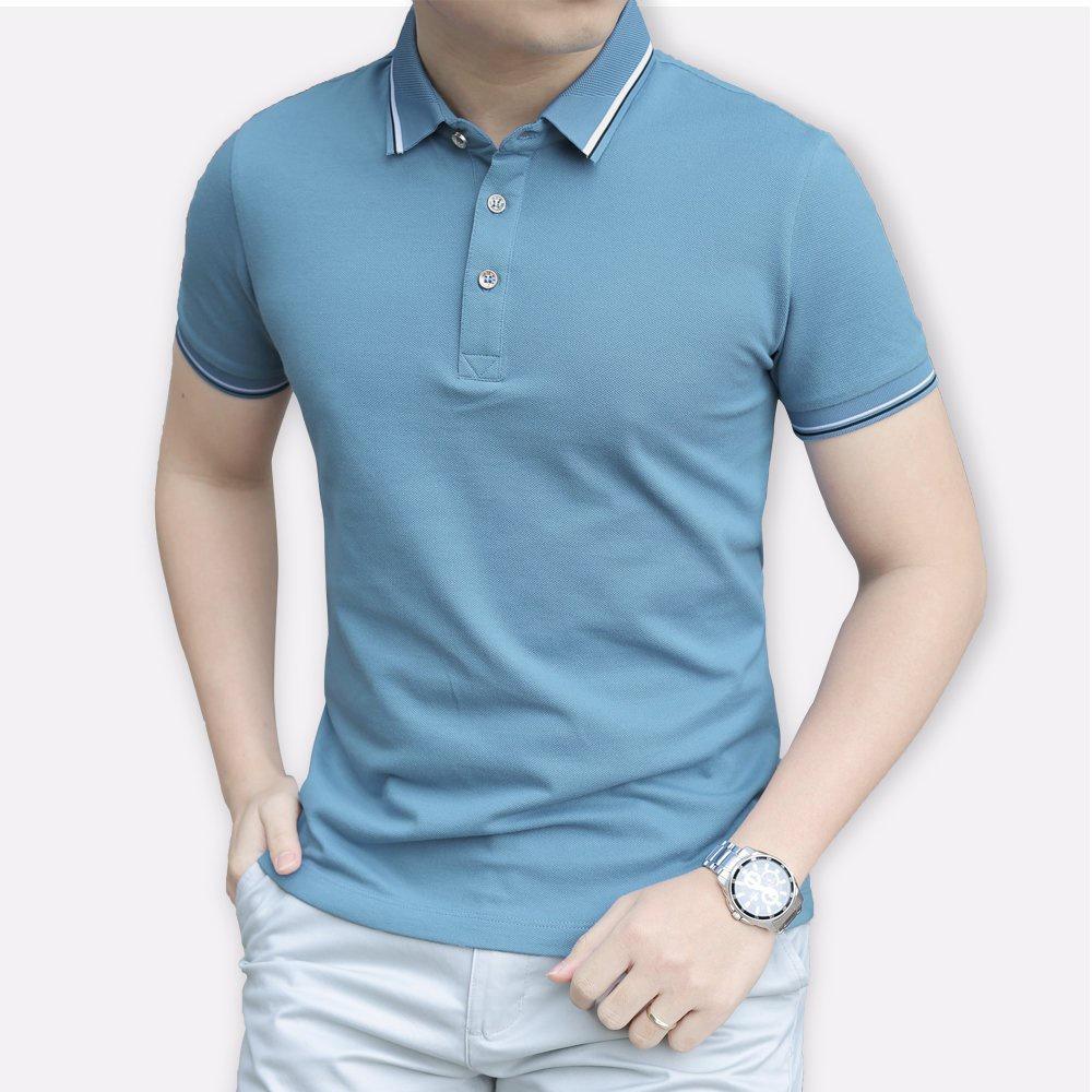 Áo polo nam trơn ZENTOMAN tay ngắn cổ bẻ cotton thun mềm co giãn nhiều màu
