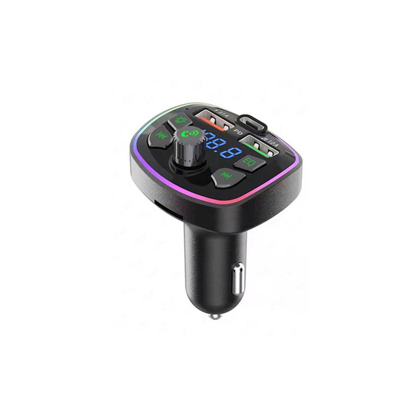 Xe không dây 5.0 bluetooth fm phát mp3 usb 3.1a type -c bộ sạc bộ sạc bộ sạc xe nhẹ