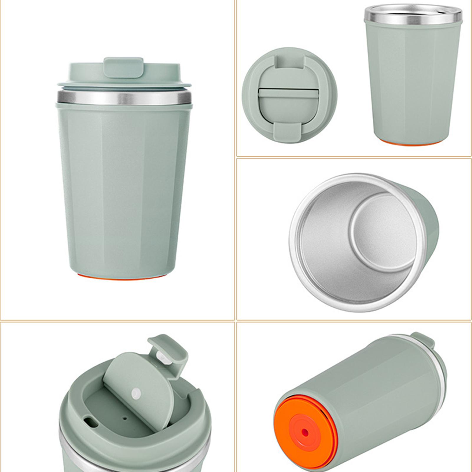 Tách cà phê bằng thép không gỉ 500ml có thể tái sữ dụng chống va đập, chống bỏng