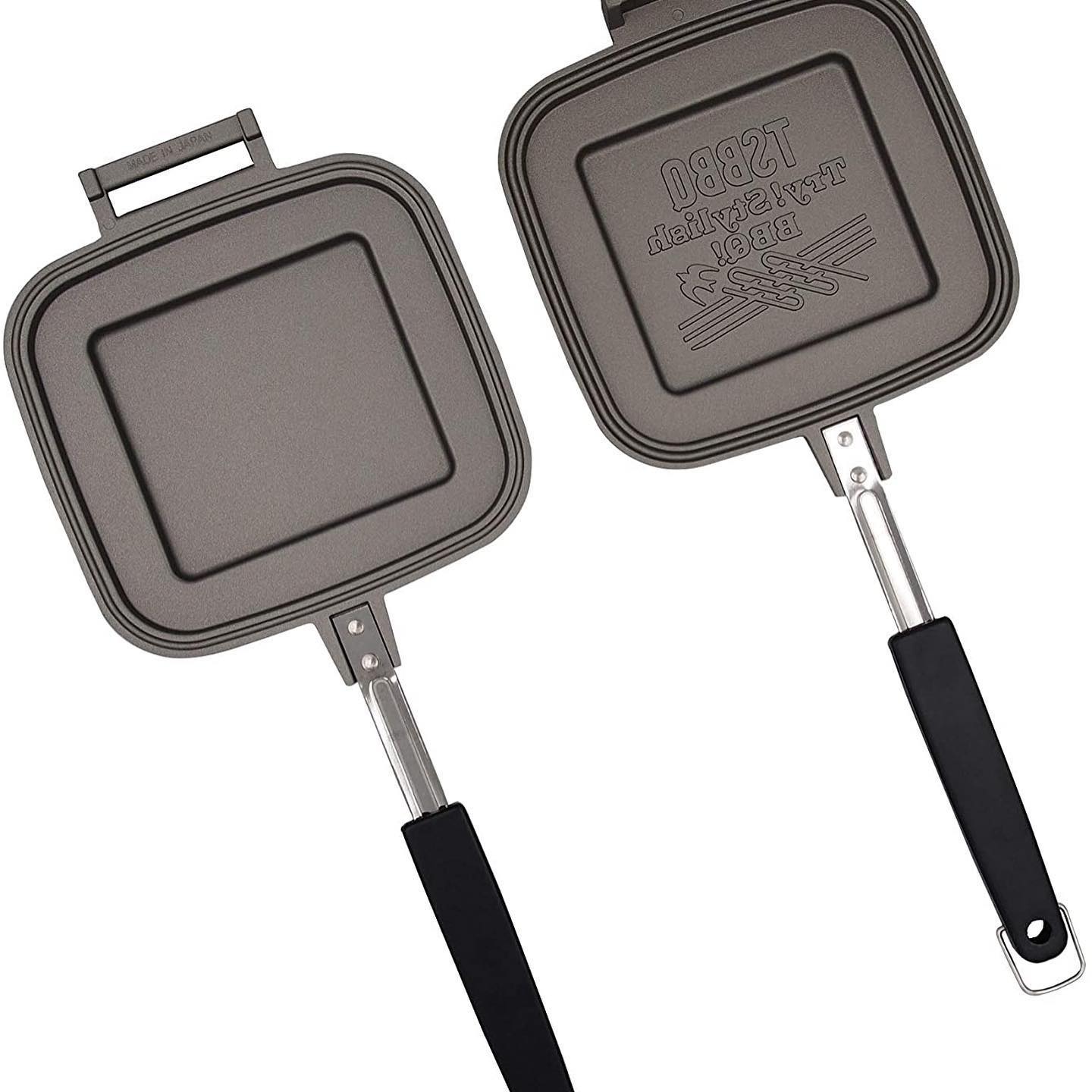 Kẹp Nướng Bánh SandWich Nhật Bản TSBBQ-004 & IH TSBBQ-021 Màu Đen