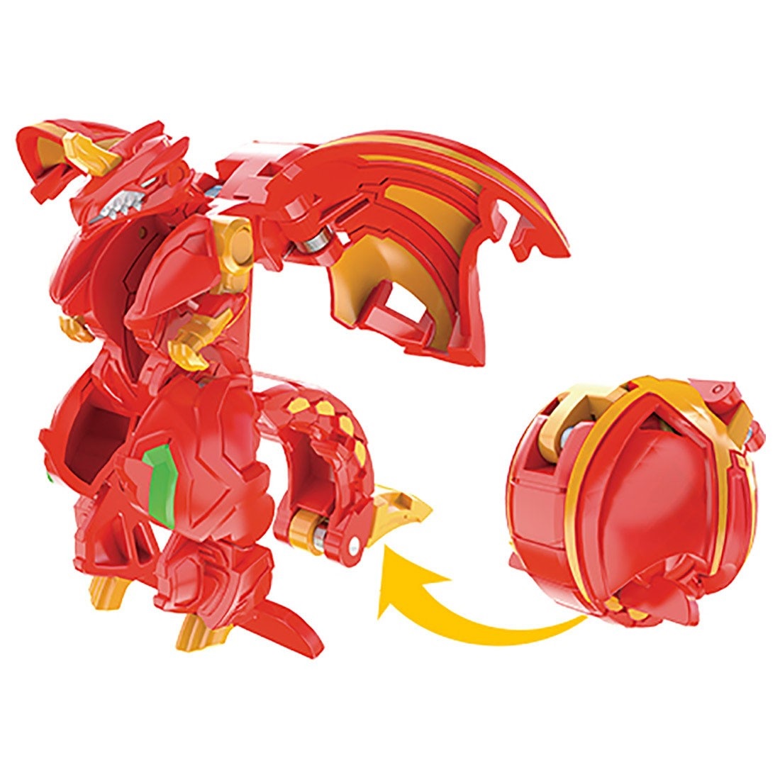 Quyết Đấu Bakugan - Siêu Chiến Binh Rồng Lửa DX Dragonoid Red - Baku014