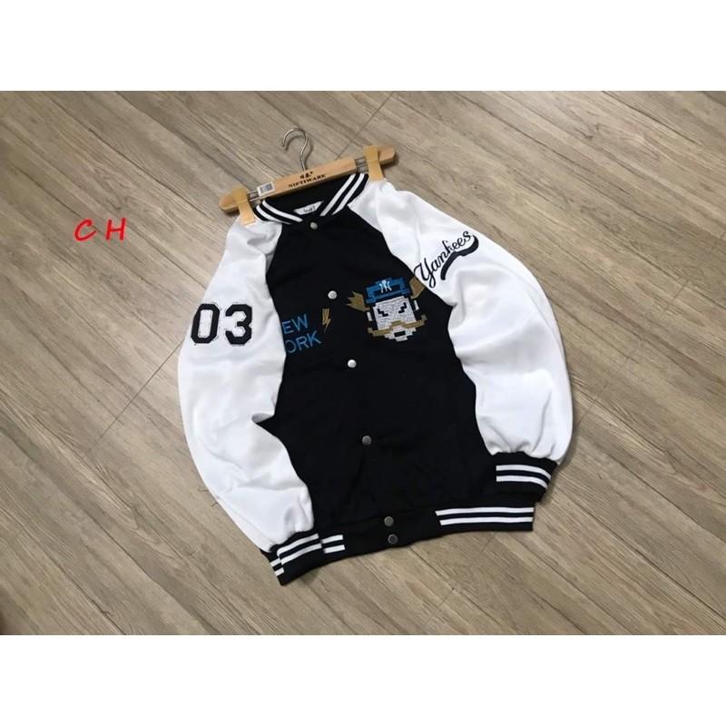 Áo bomber phối tay zaplang Mario 03 COH877