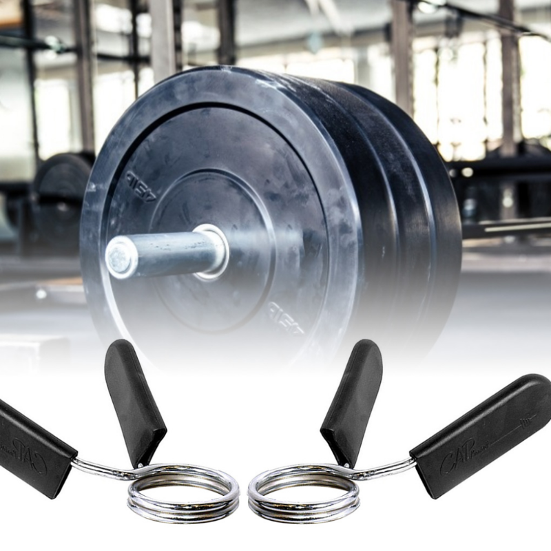 28/28/30 mm Barbell Kẹp cổ áo Spring Clip Gym Ceormetbell Lock khóa tiêu chuẩn nâng Color: 30mm